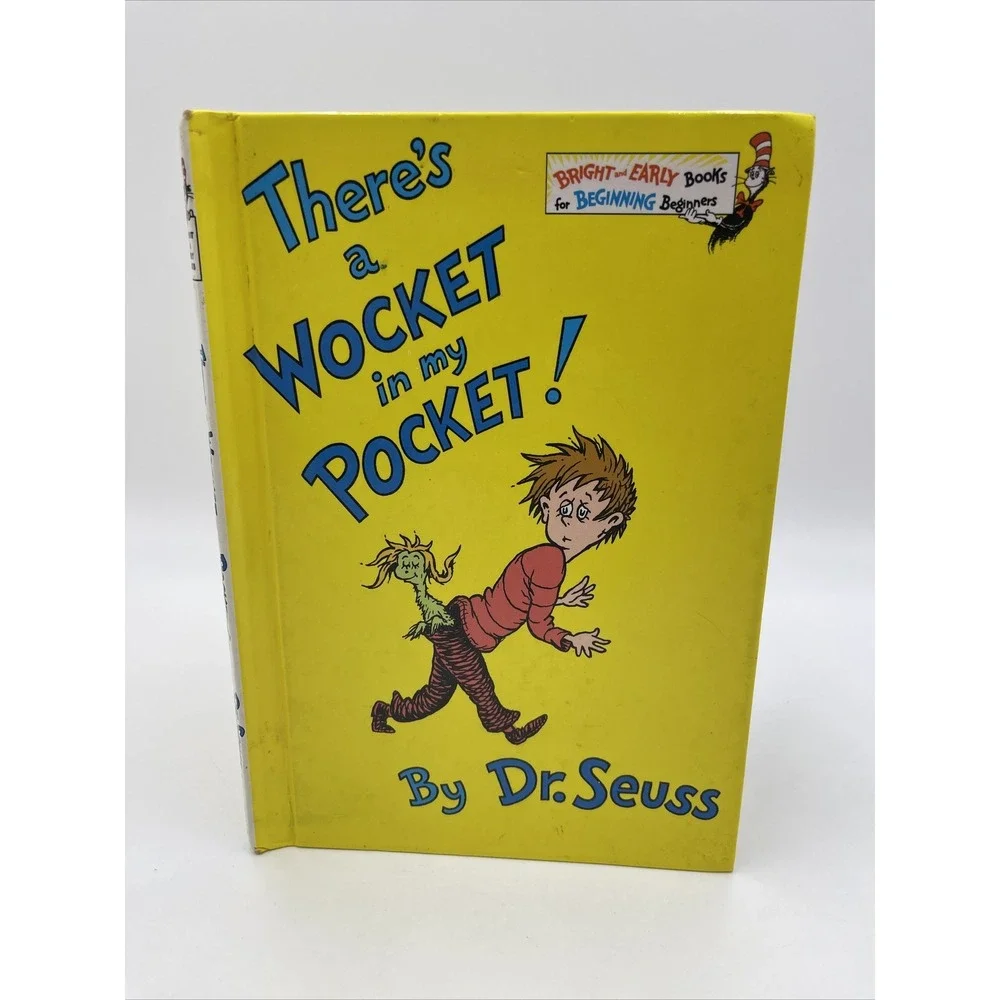 1 - VINTAGE - 1974 - THERE'S A‎ WOCKET IN MY POCKET ! BY DR. SEUSS HC BOOK #001